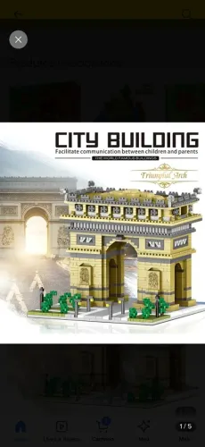 Blocos de montar Arch Triumphal microblocos 1401 pcs