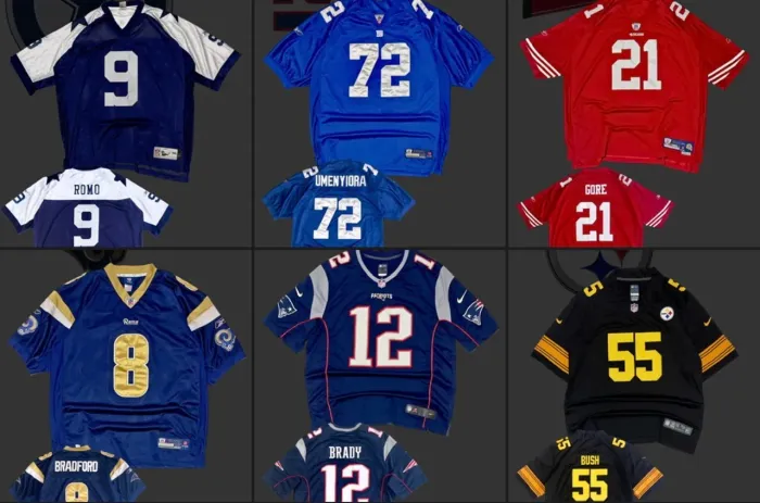 Camisas  vintages de esportes americanos 