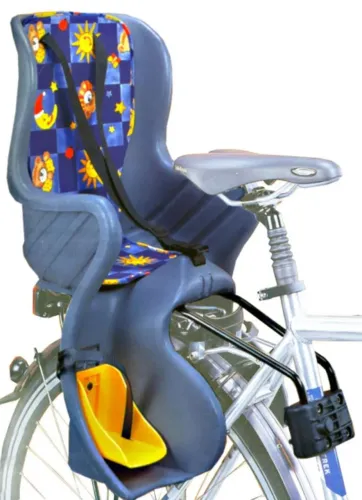 Cadeirinha transporte de crianças na bicicleta, traseira, de engate rápido, ate 22kg.