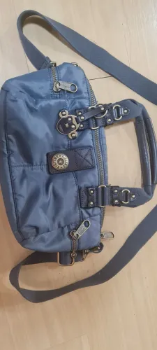 Bolsa kipling azul petróleo 