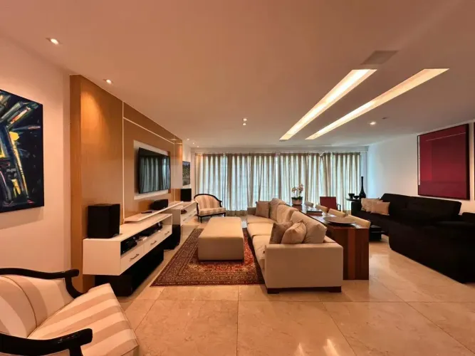 Apartamento Mobiliado Alugo  -Residencial Mônaco - Apartamento 4 Suítes - 3 vagas - Posto 