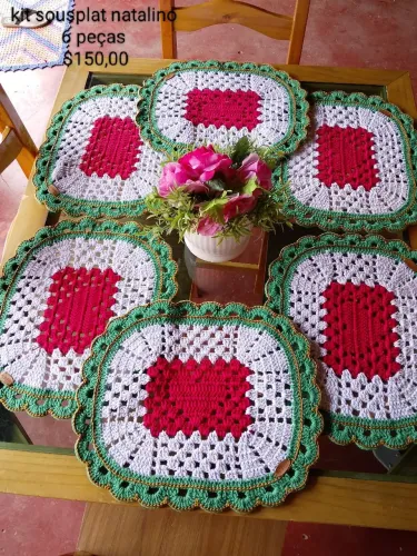 Vendo e faço crochê por encomenda.