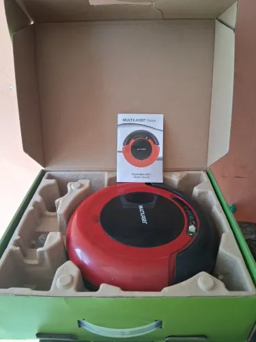 Aspirador Robô HO041 Multilaser sem carregador e bateria fraca