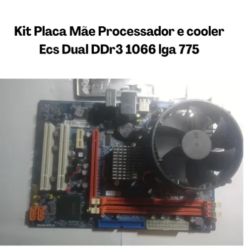 Kit Placa mãe e processador