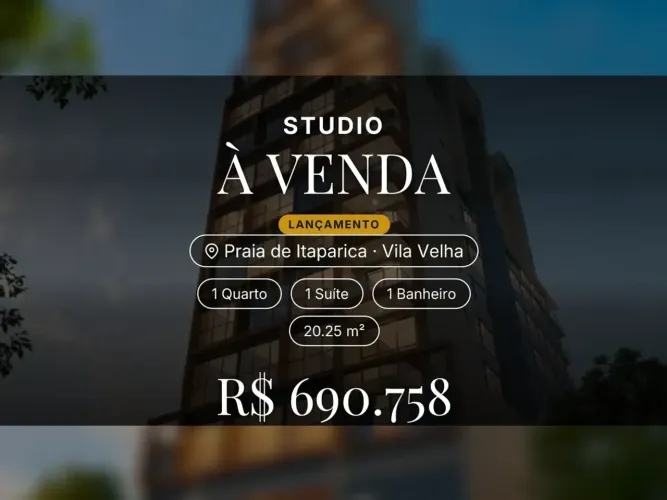 Studio encantador na Praia de Itaparica: Ideal para jovens profissionais!