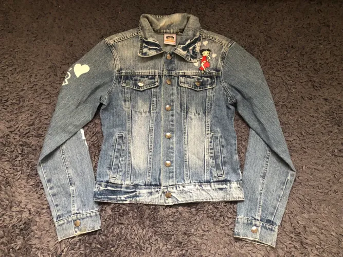 Jaqueta Jeans Feminina Betty Boop P