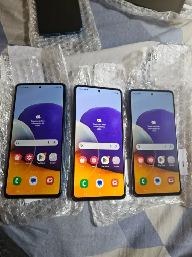 Samsung a72 128gb biometria e nfc , 3 unidades 