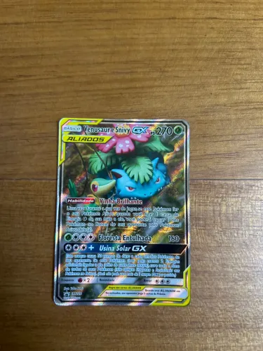 Vendo Carta Pokémon Venusaur e Snivy GX (Aliados / TAG TEAM)