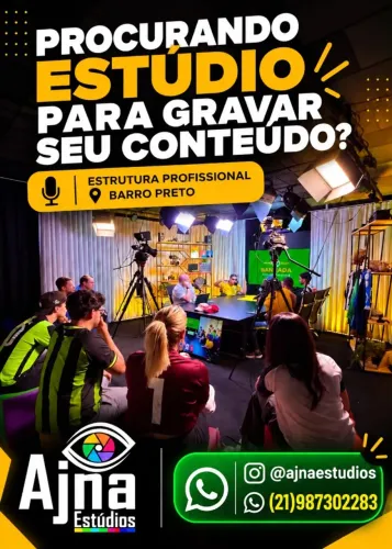 Disponível para Gravação de Podcasts, Videocasts e Lives.