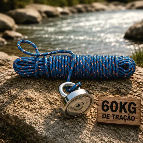 imã neodimio pesca magnética até 60 kg