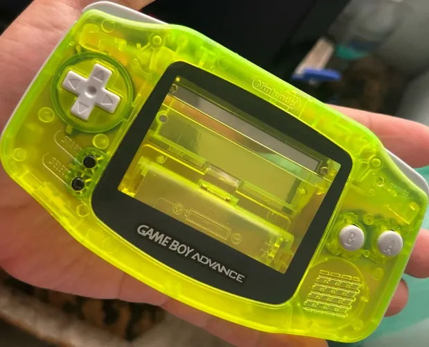 Game Boy advance carcaça para tela ips ou original + case de proteção