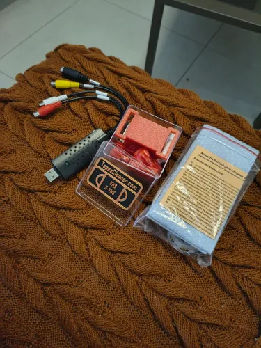 Kit limpeza fita vhs + easycap para digitalizar