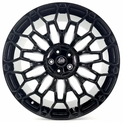 JOGO DE RODAS LAND ROVER DEFENDER ARO 23X10 PRETO BRILHANTE 5X120 ET 40