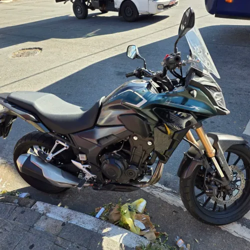 Cb500x 2024 verde militar toda revisada