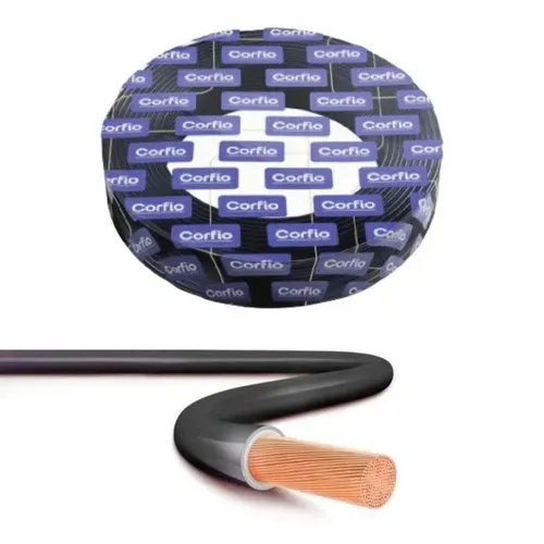 Fio Cabo Flexivel 750V 6mm² Antichama - Corfio - Rolo 100m