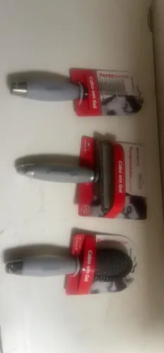 Rasqueadeira, pente e escova pet profissional