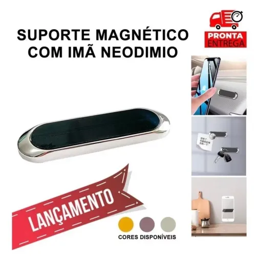 Suporte carro com imá