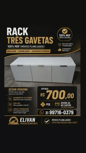 Rack moveis planejados