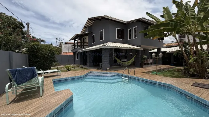 Casa para Locação em Lauro de Freitas, Vilas Do Atlântico, 5 dormitórios, 4 suítes, 6 banh