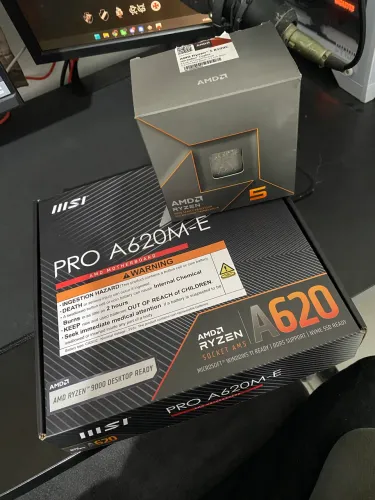 Kit Ryzen 5 8500G + Placa-mãe A620M-E AM5