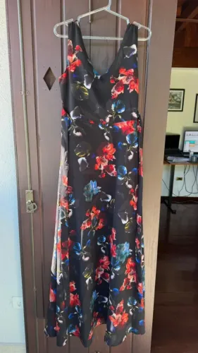 Vestido Longo Estampado - Florido