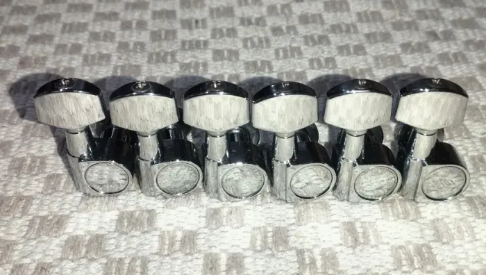 Tarraxas originais Yamaha Pacifica 112V 6 em linha cromadas