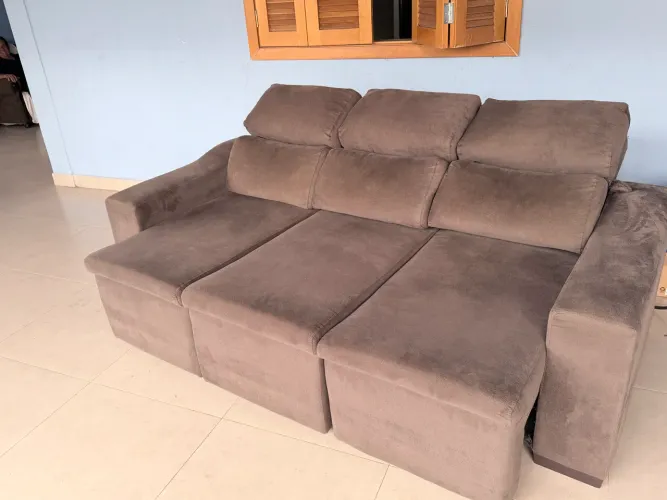 Sofá reclináveis novo 5 mês d uso