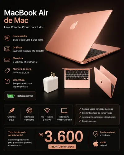 MacBook Air Rose Gold ?