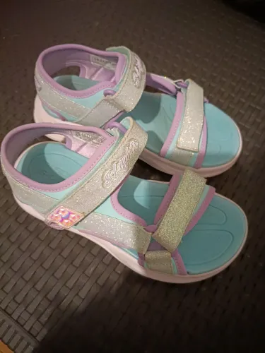 Sandália infantil menina Skechers