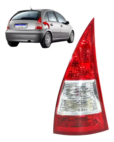 Lanterna C3 2003 2004 2005 2006 2007 2008 2009 A 2012 L.d Direito/passageiro Vermelho