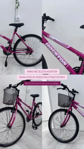 Vendo bicicleta semi nova pouso uso