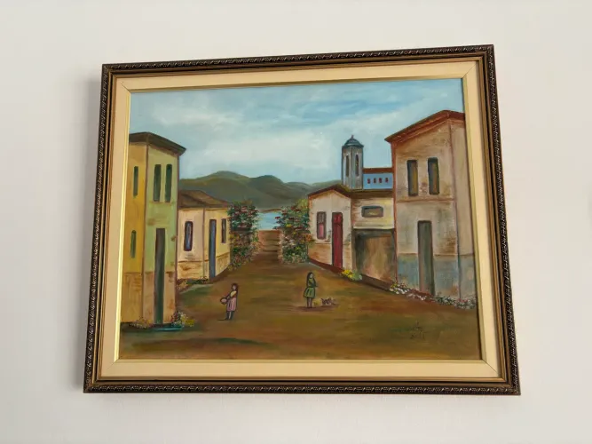 Quadros pintados a mão