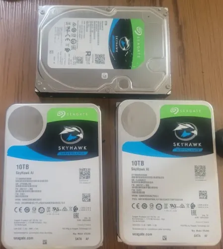HDs externos e internos Skyhawk 8TB e 10TB