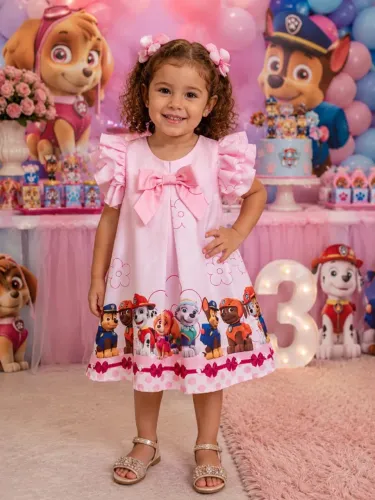Vestido Patrulha Canina
