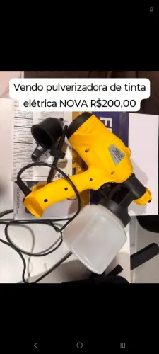 Vendo pulverizadora de tinta elétrica NOVA