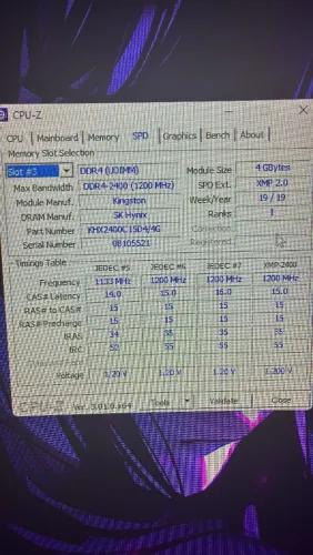 Memória 4 gb ddr4