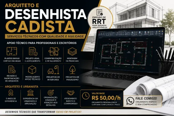 Arquitetura e Desenhista Cadista