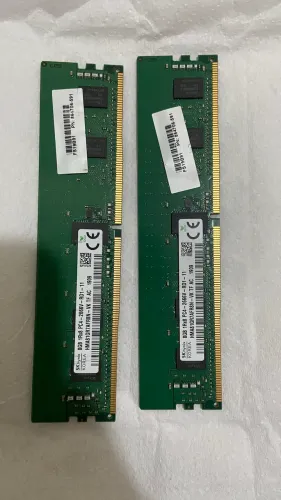 Kit 16 Gb Memórias Ram ECC DDR4 2666 mhz (2 x 8gb) pc gamer, desktop, computador