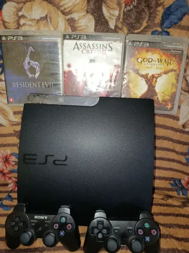 Playstation 3 desbloqueado 2 controle mais de mil jogos para baixar
