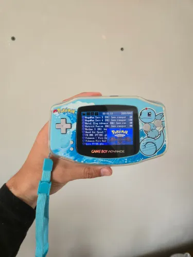 Game Boy Advance com Tela IPS + EZ-Flash Omega + Case Original