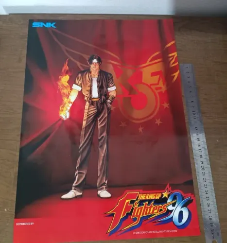 Material de divulgação original The King of Fighters 96 SNK NEO GEO