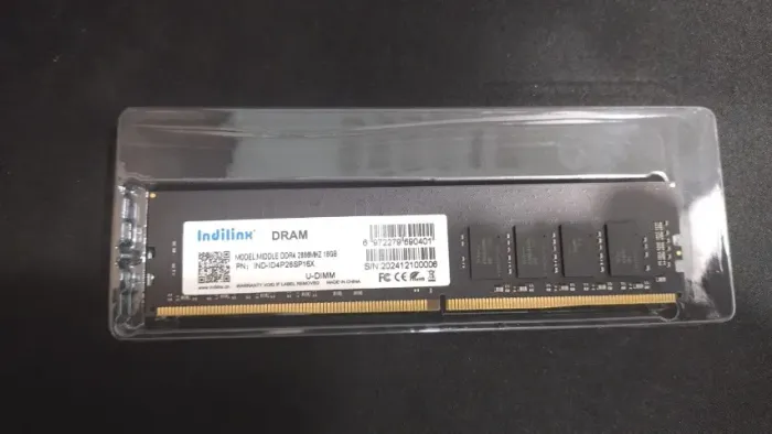 Memória RAM DDR4 16GB 2666MHz Indilinx - (NOVA) para Desktop