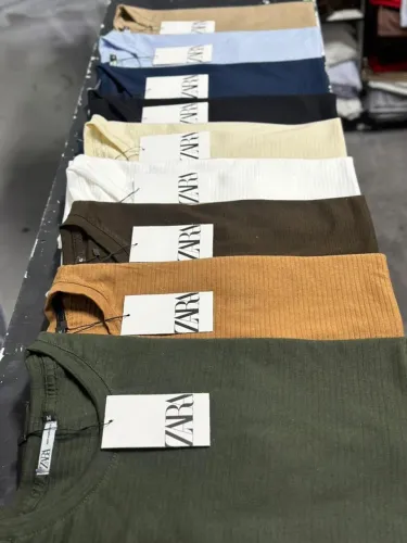 Camisetas texturizadas diversas cores