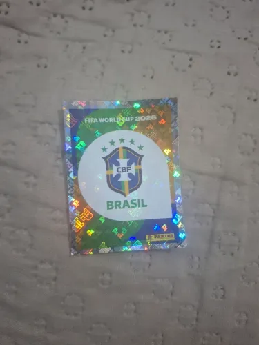 FIGURINHA ESCUDO DA SELEÇÃO BRASILEIRA COPA DO MUNDO 2026 PANINI