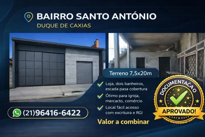 Terreno pilar - aceito carro