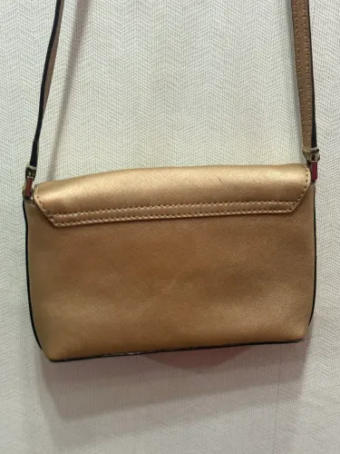 Bolsa Kate spade, tiracolo, cor ouro velho , linda