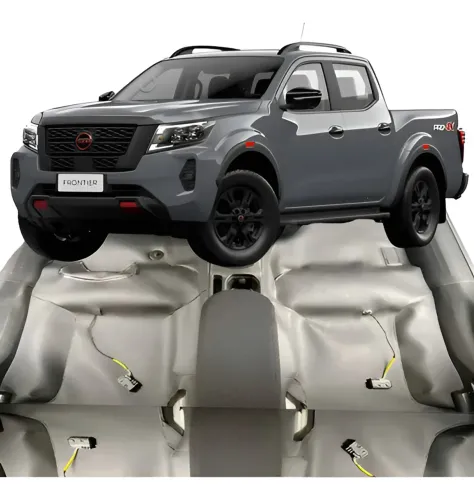 Tapete Verniz Assoalho Fosco Nissan Frontier 2020 A 2025
