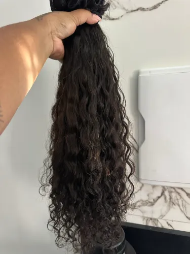 Cabelo humano 400g todo na tela