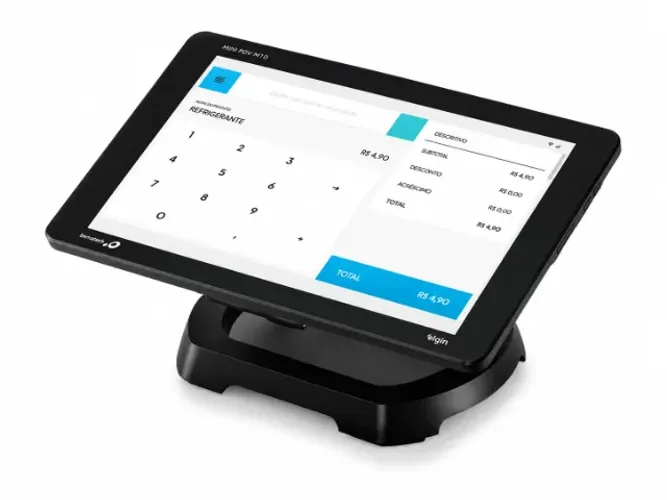 Mini PDV Touch Screen Elgin M10 com Impressora Integrada 