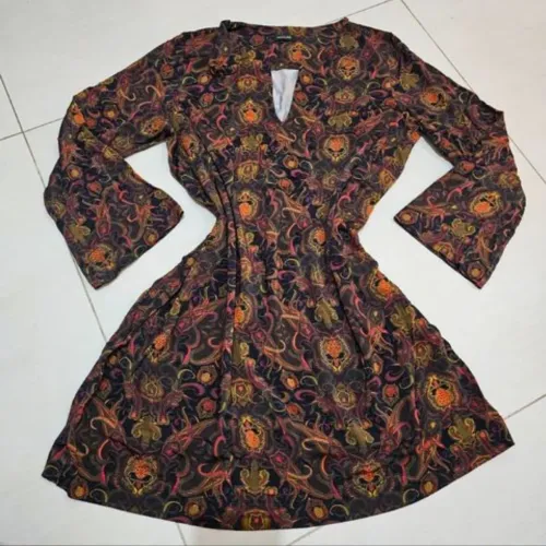 Vestido osklen | estampa paisley | P